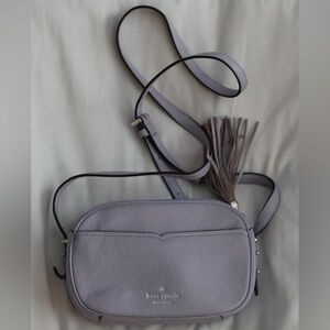 Kate Spade Lavender Leather Crossbody Bag